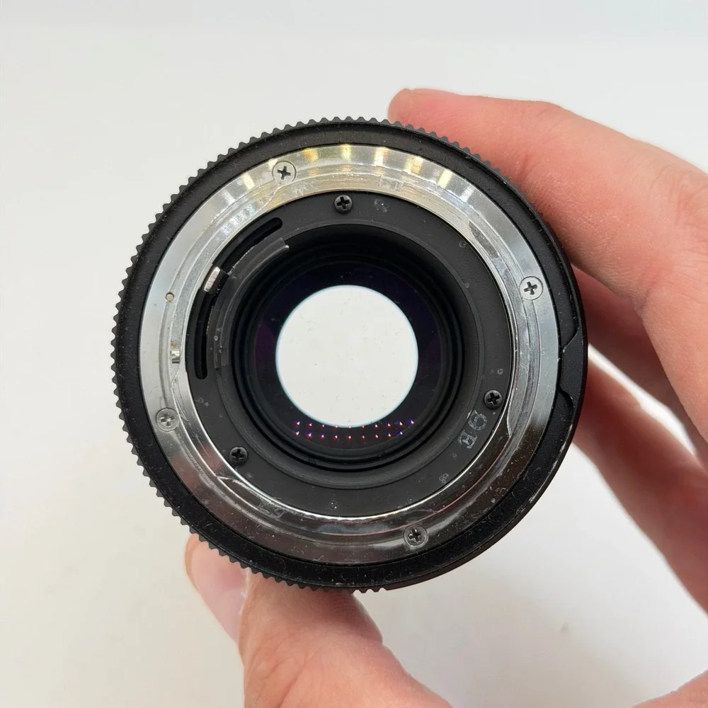 Konica Hexanon AR 135mm F3.5 Telephoto Prime Lens with Case and Caps Japan